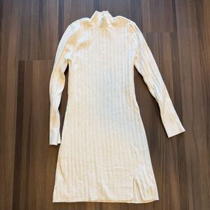 Abercrombie & Fitch Cream Knit Dress